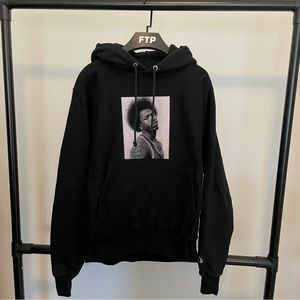 SSUR X Champion X Allen Iverson Hoodie Black Small Used